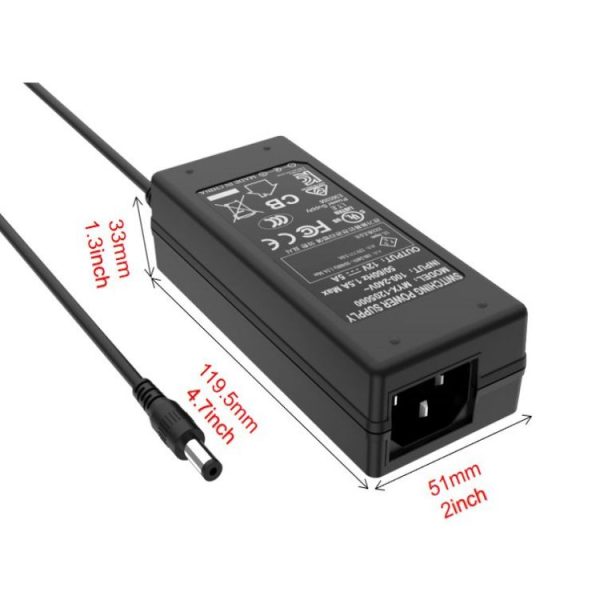 12V 5A AC DC Desktop Power Adapter 60w - Image 4