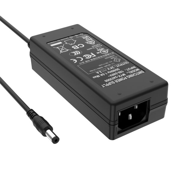 24V 2A AC DC Desktop Power Adapter 48w